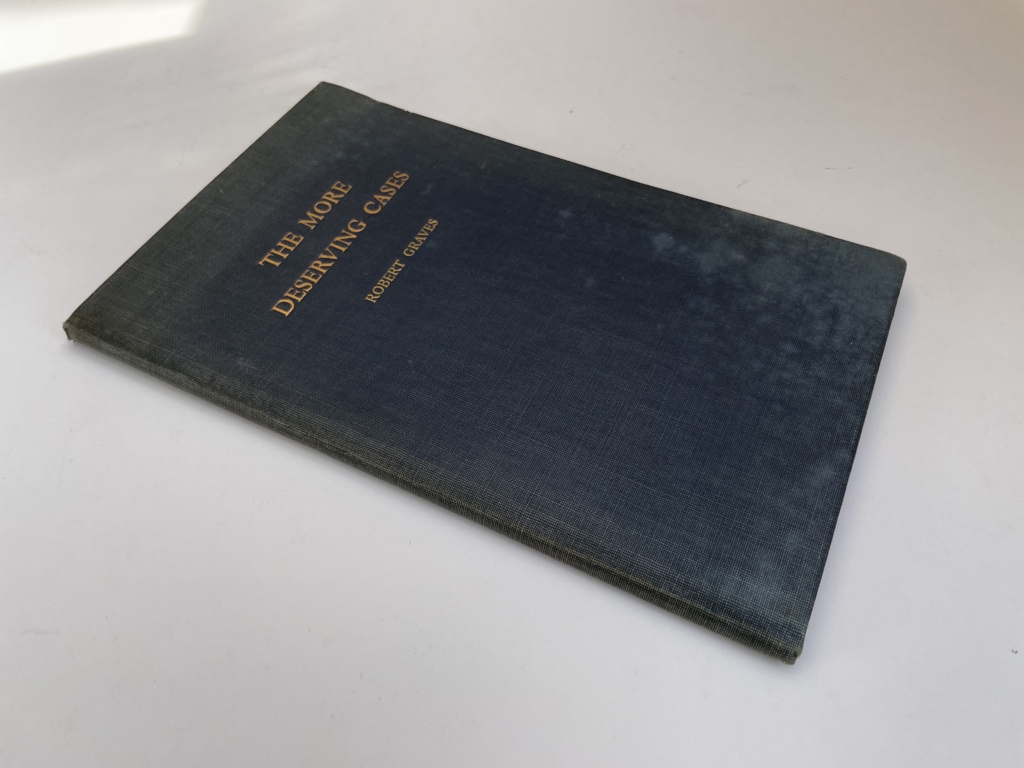 robert graves the more deserving cases signed first4