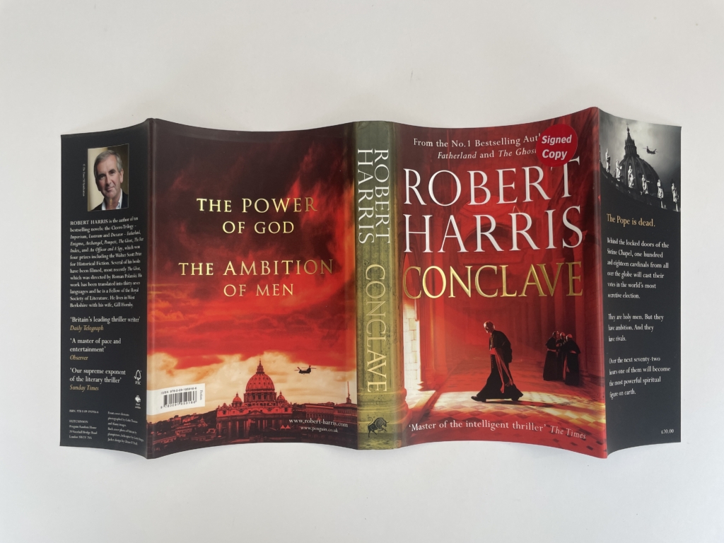 robert harris conclave signed first ed 5