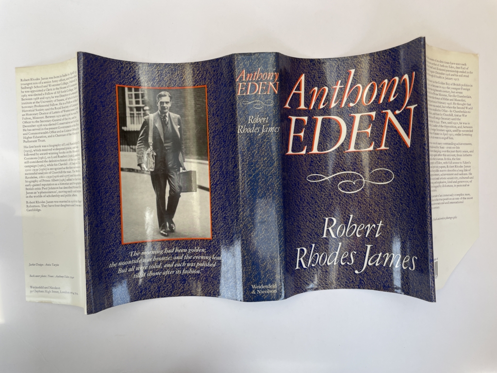 robert rhodes james anthony eden signed first 5