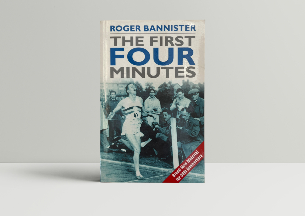 roger bannister the first 4 minutes signed paperback1