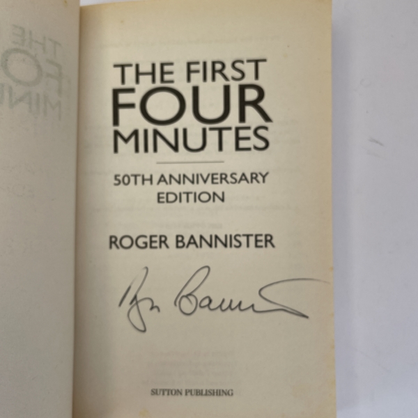 roger bannister the first 4 minutes signed paperback2
