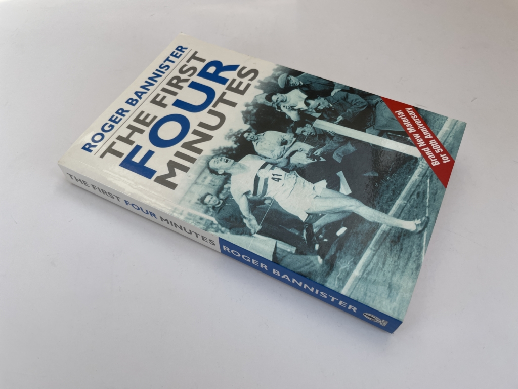 roger bannister the first 4 minutes signed paperback4