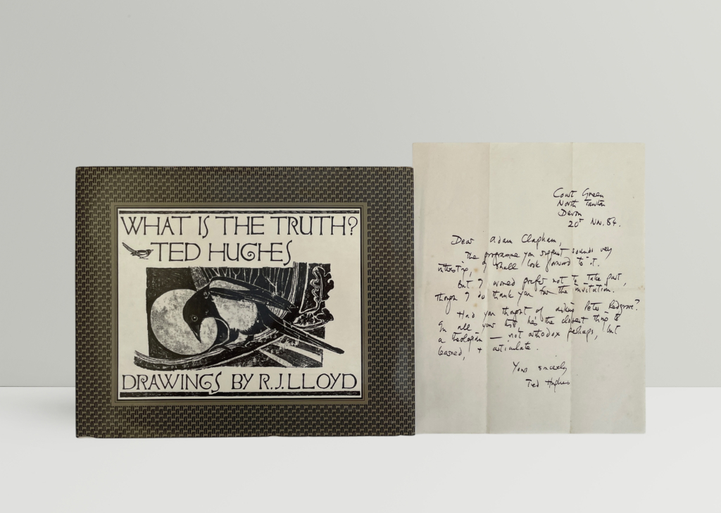 ted hughes what is the truth with signed letter1