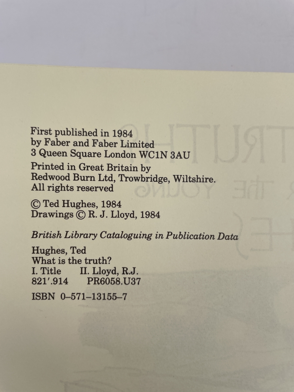 ted hughes what is the truth with signed letter2