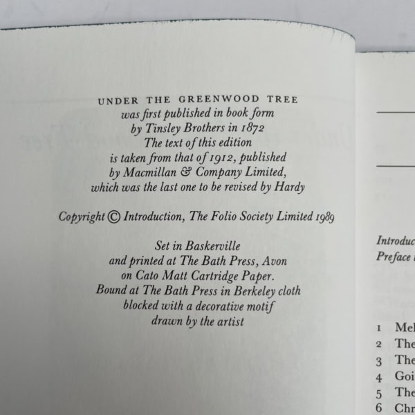 under the greenwood tree folio2