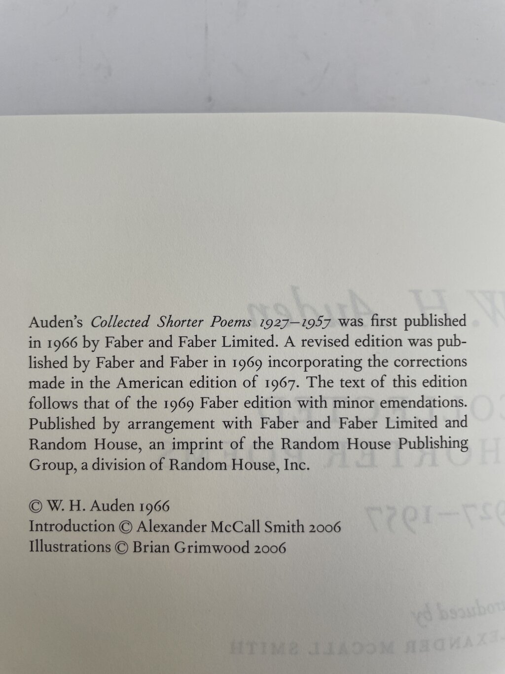 wh auden collected shorter poems folio2