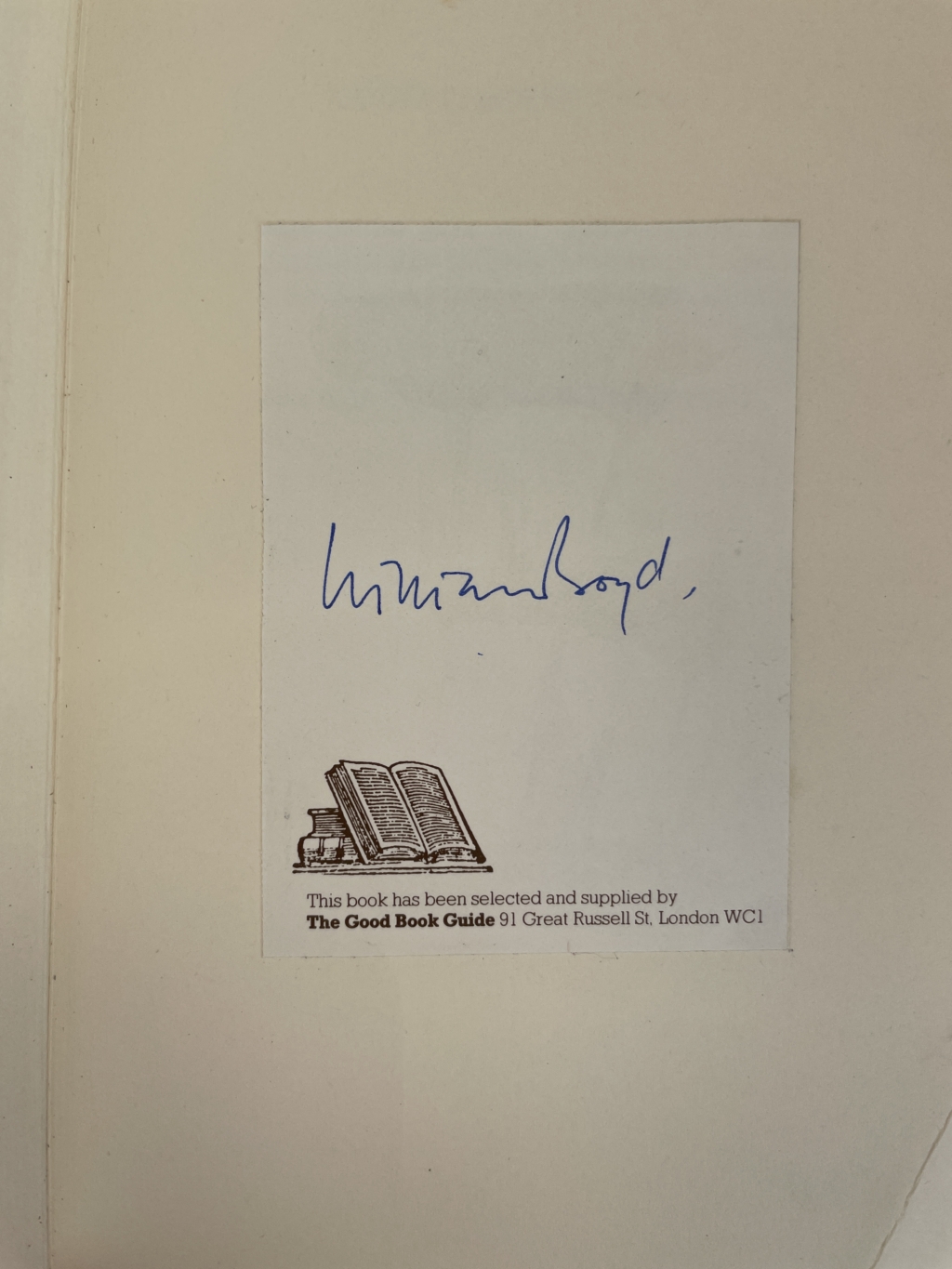 william boyd a good man in africa signed first 2
