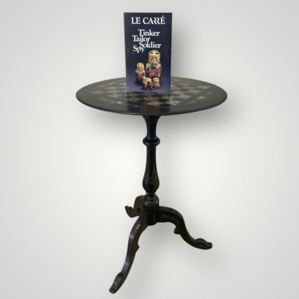 John Le Carre - Chess Table - TInker Tailor - SIGNED