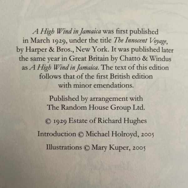 a high wind in jamaica folio2