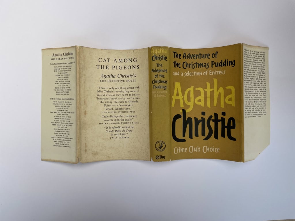 agatha christie the adventures of a christmas pudding first edition4