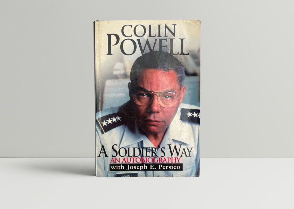 colin powell a soldiers way signed first 1