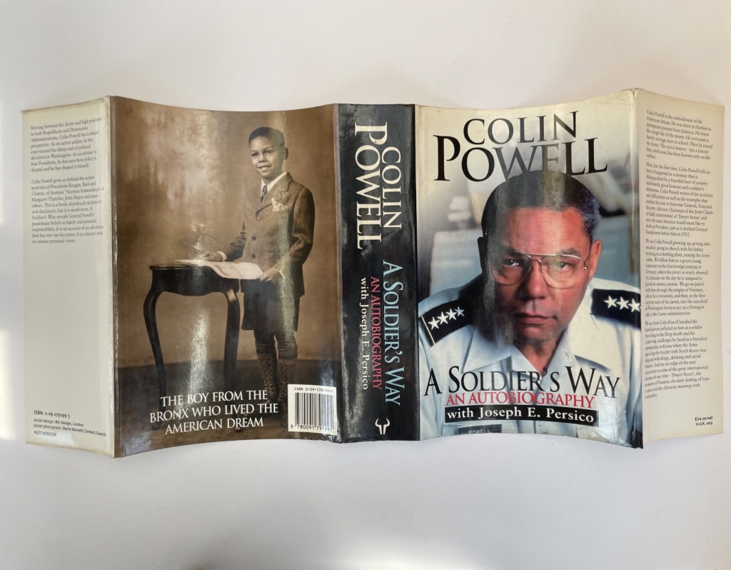 colin powell a soldiers way signed first 5
