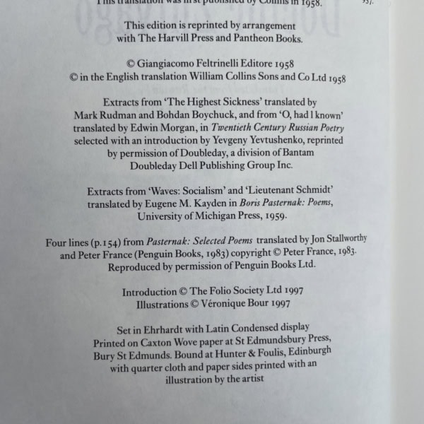 doctor zhivago folio2