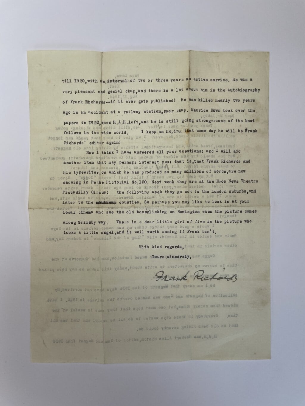 frank richards billy bunters treasure hunt first with letters 6