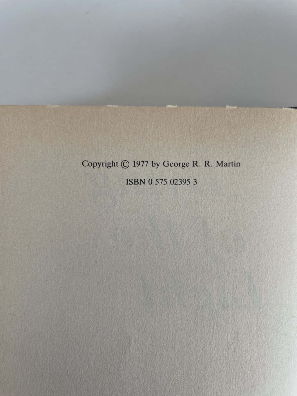 george rr martin dying of the light first 2