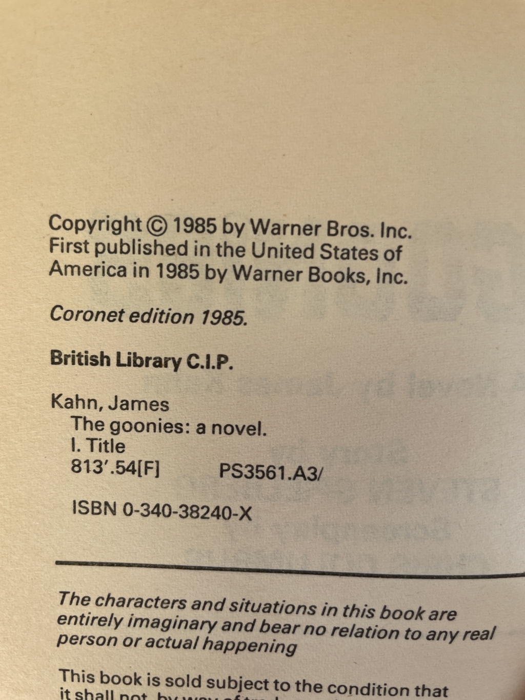 james khan the goonies first edi2