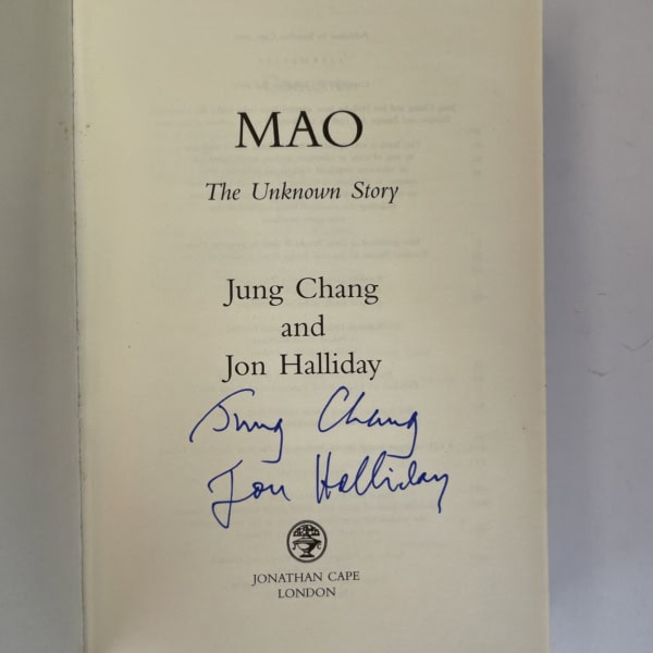 jung chang mao double signed first2