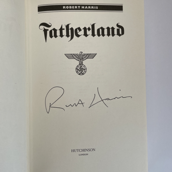robert harris fatherland signed first edi2