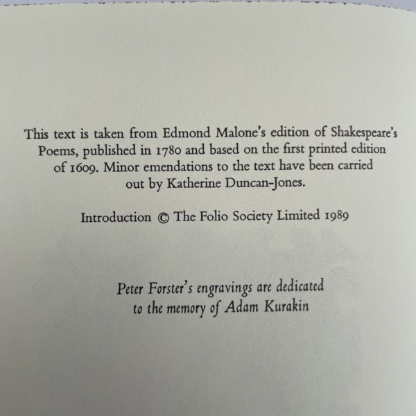shakesspears sonnets folio2