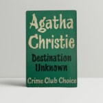 agatha christie desrtination unknown firstedition1