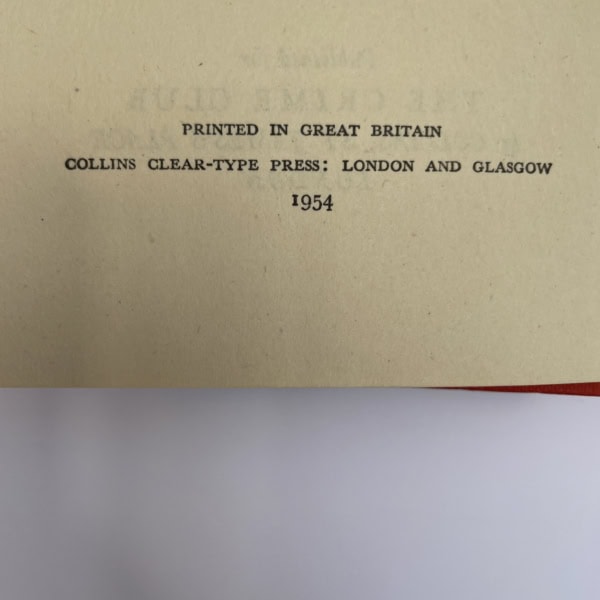 agatha christie desrtination unknown firstedition2