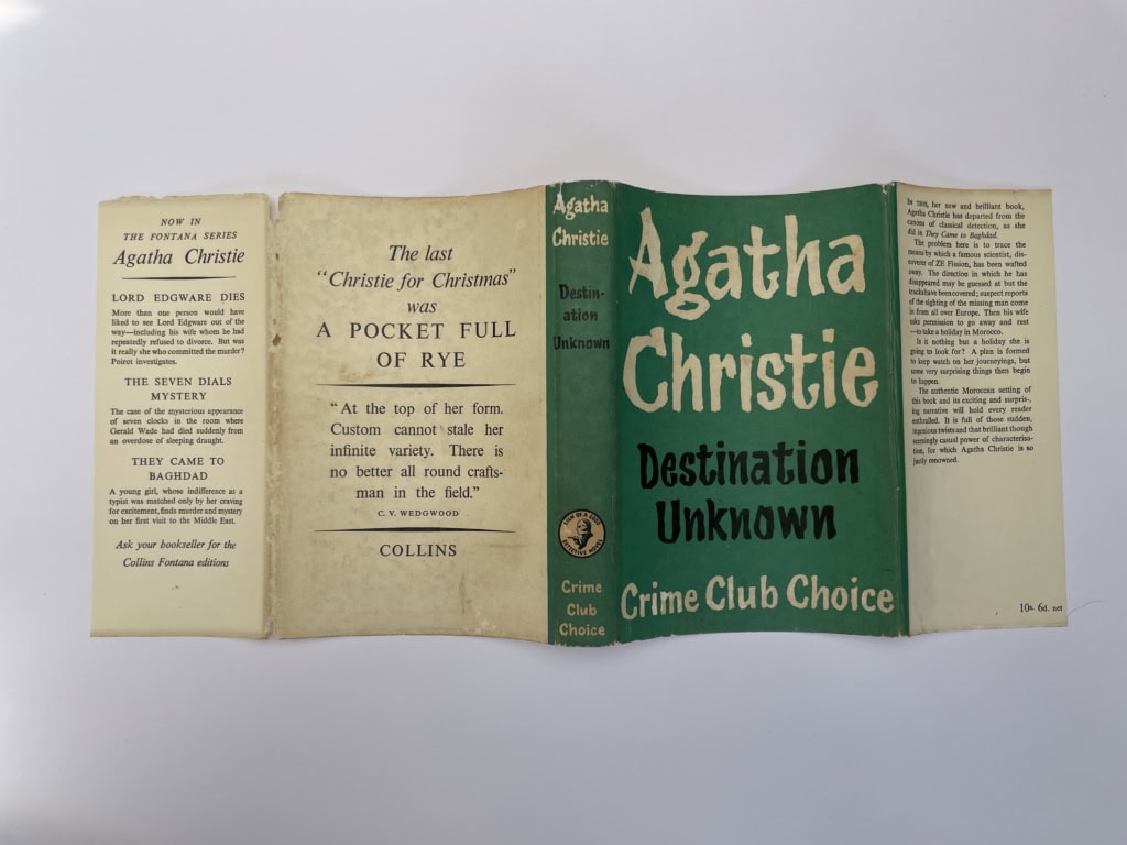 agatha christie desrtination unknown firstedition4