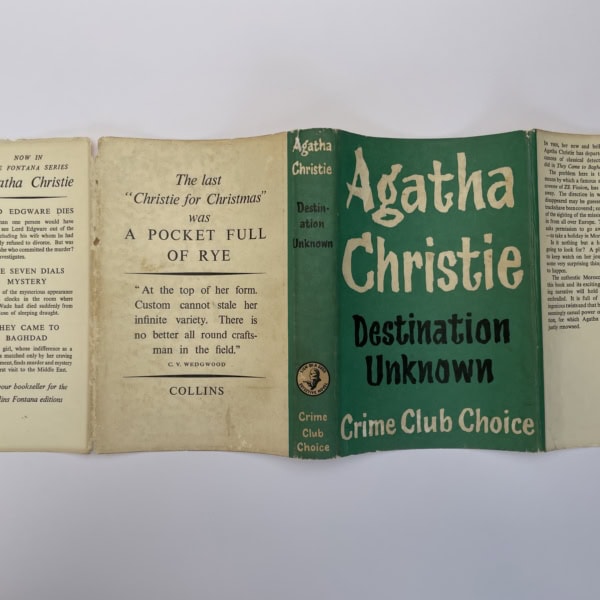 agatha christie desrtination unknown firstedition4