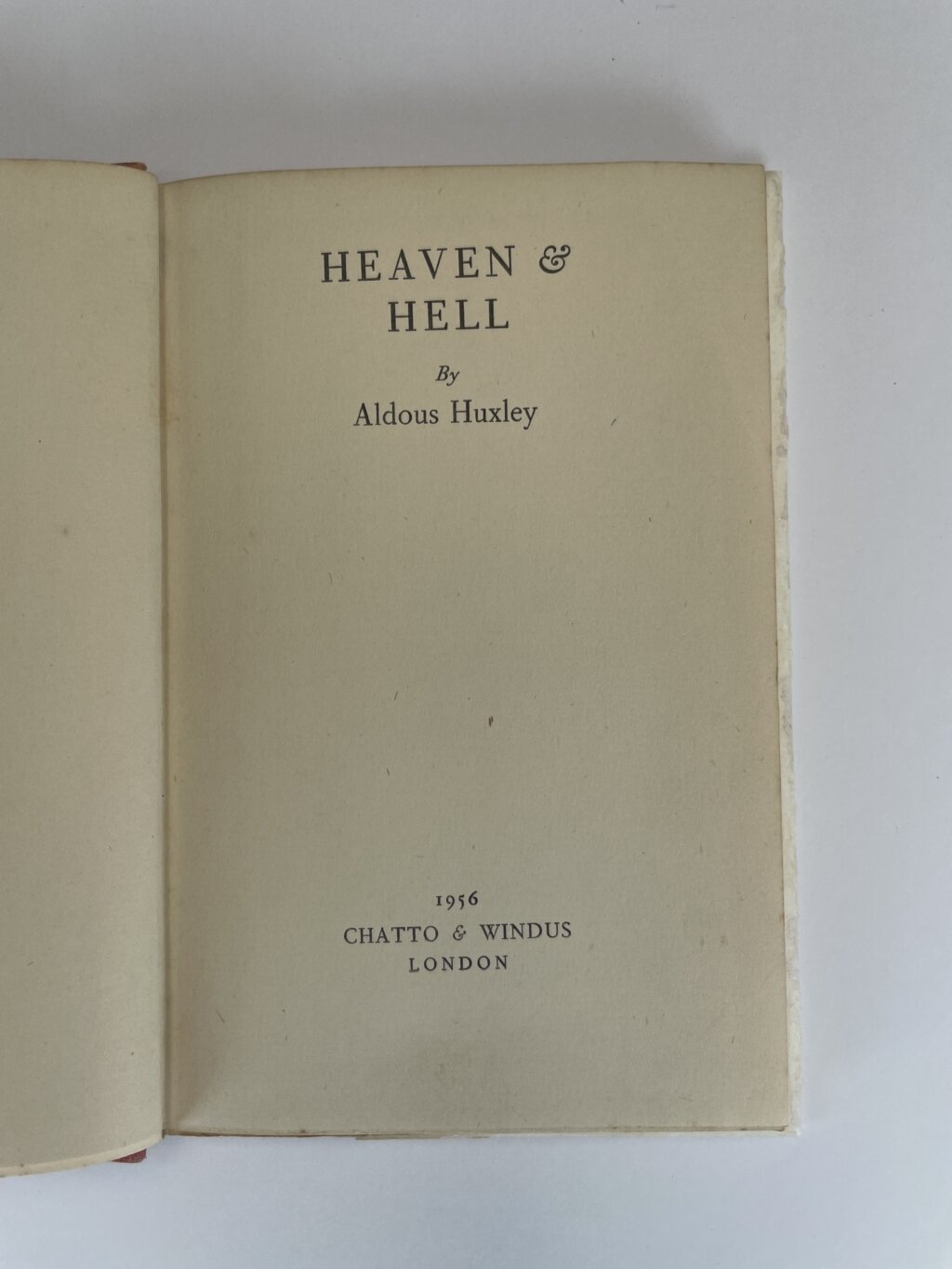 aldous huxley heaven and hell first 2