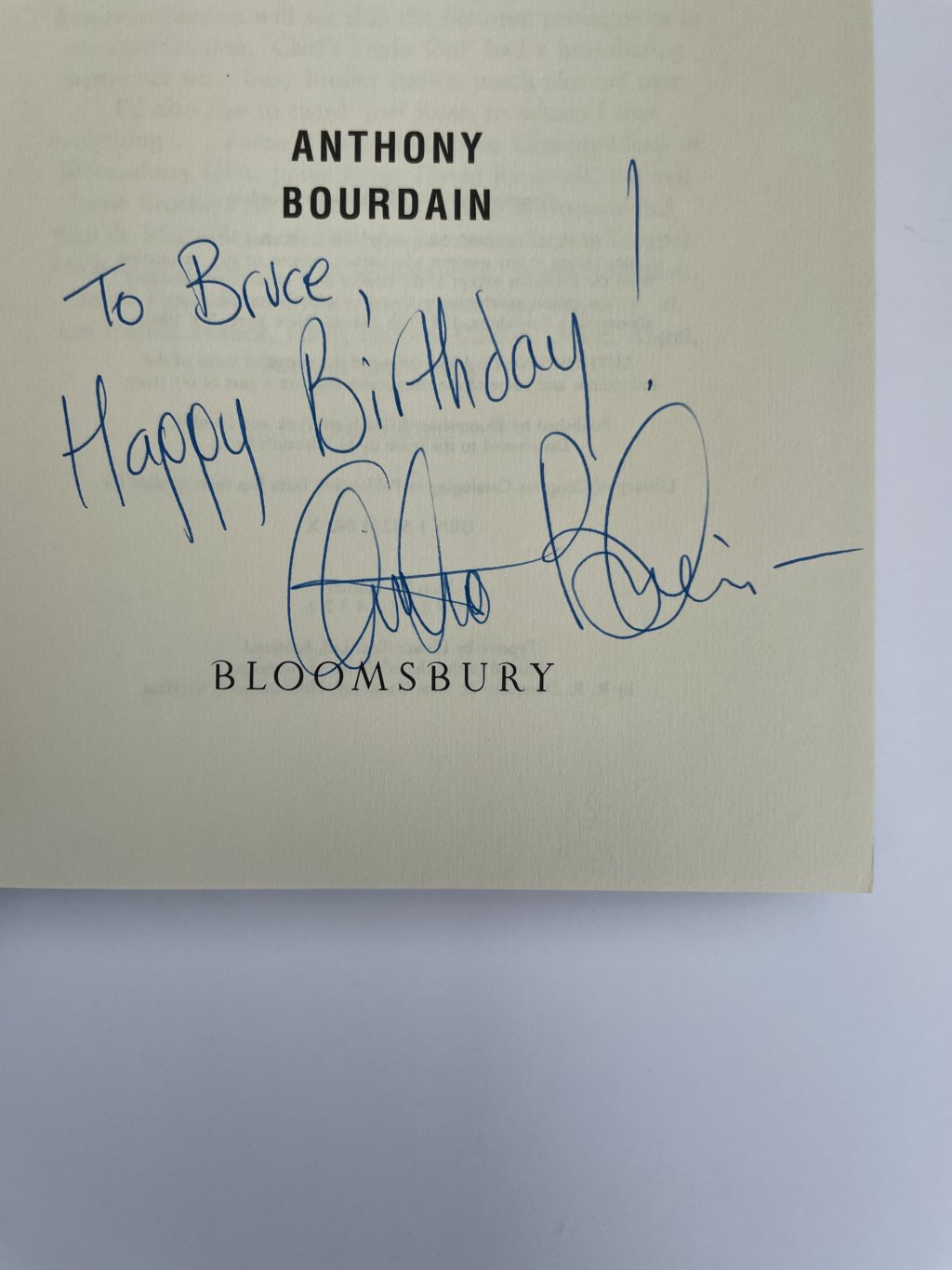 anthony bourdain kitchen confidential signed first2
