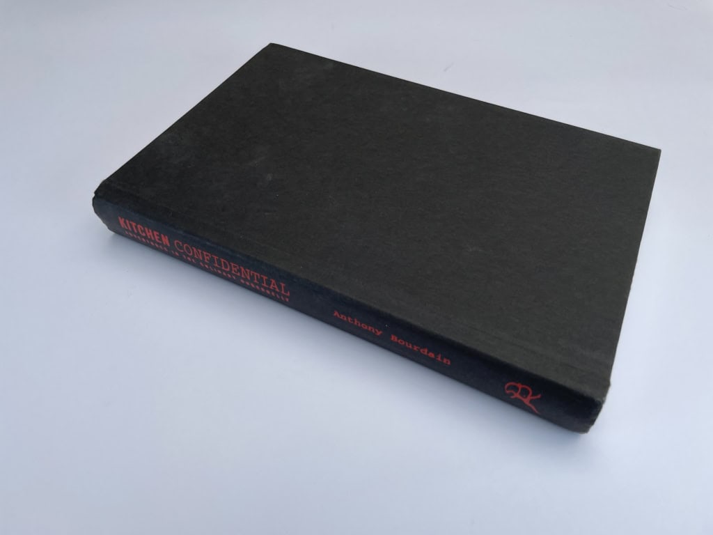 anthony bourdain kitchen confidential signed first4