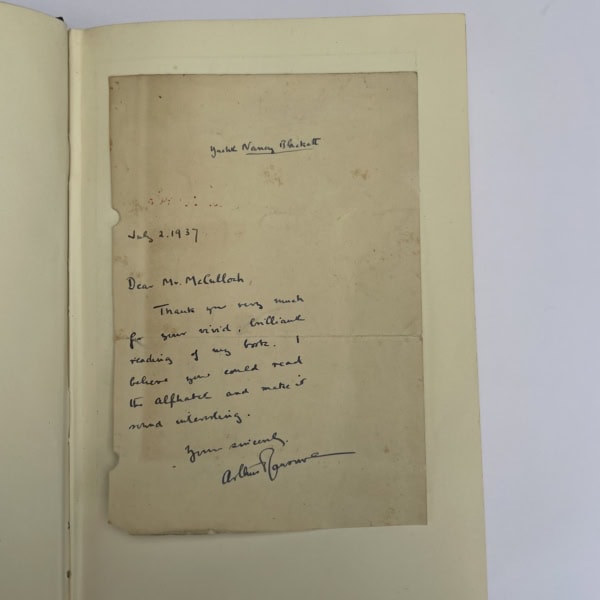 arthur ransome pigeon post first with letter 2