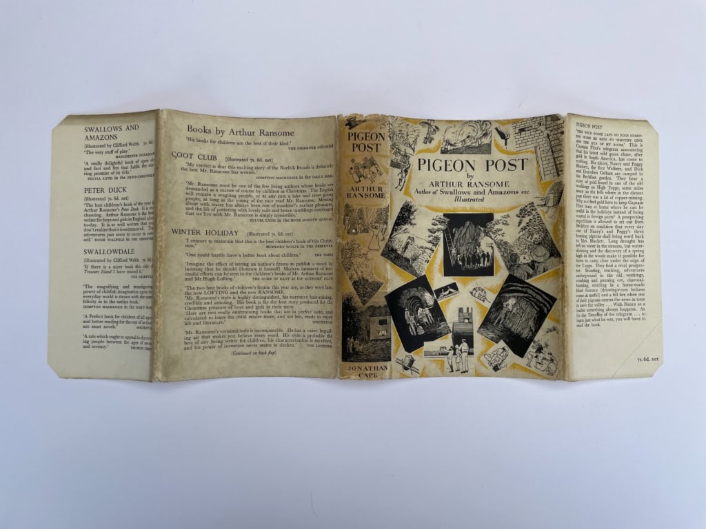 arthur ransome pigeon post first with letter 5