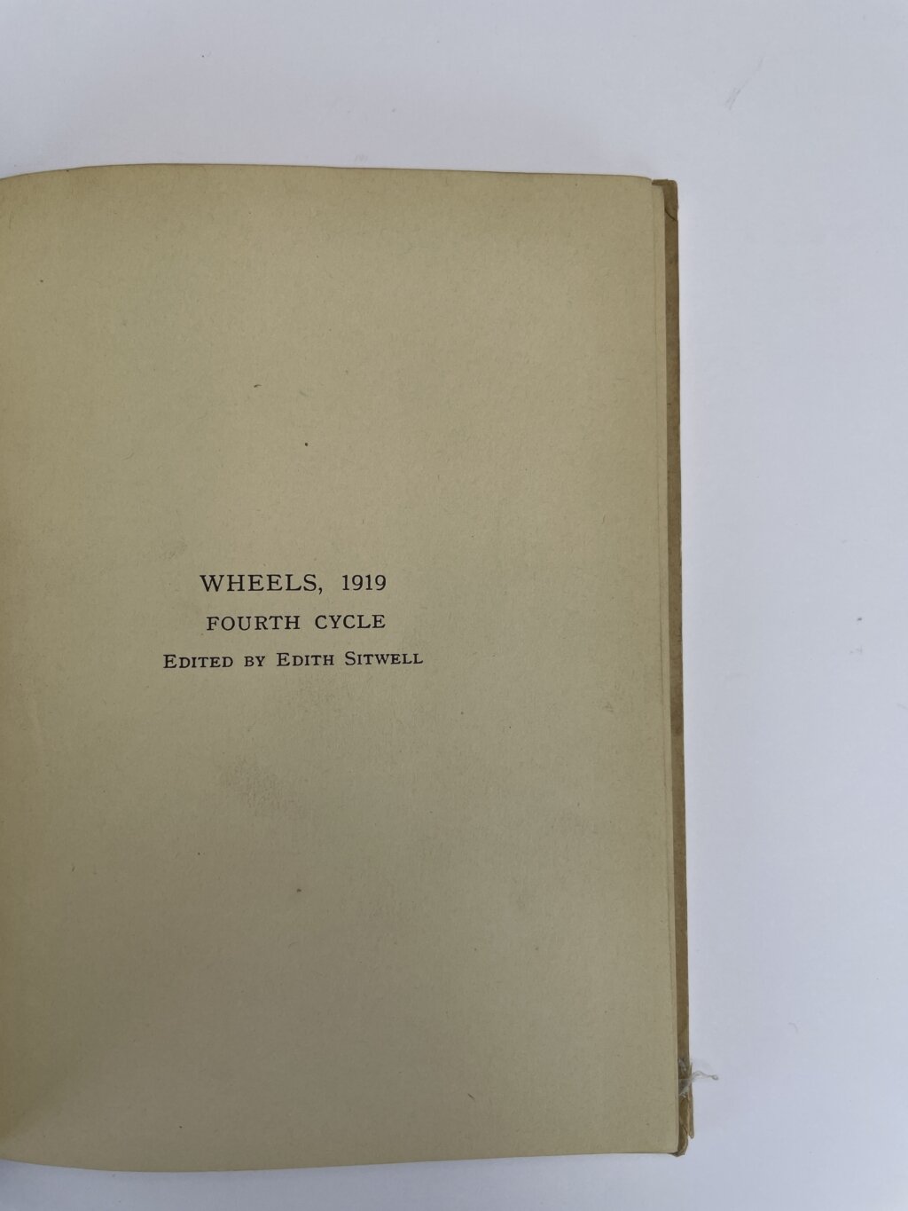 edith sitwell wheels 1919 first 2