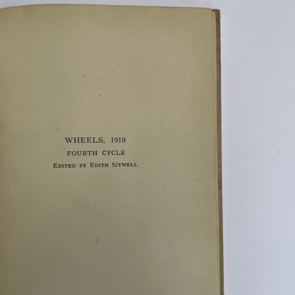 edith sitwell wheels 1919 first 2