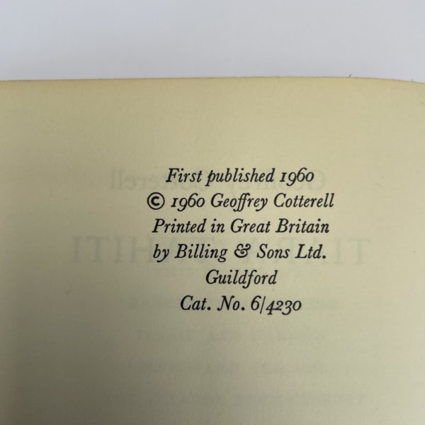 geoffrey cotterell tiara tahiti first ed2