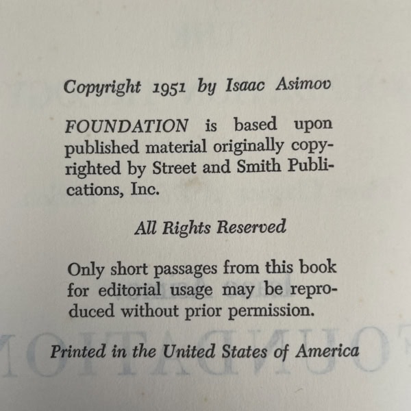isaac asimov the foundation trilogy first 2