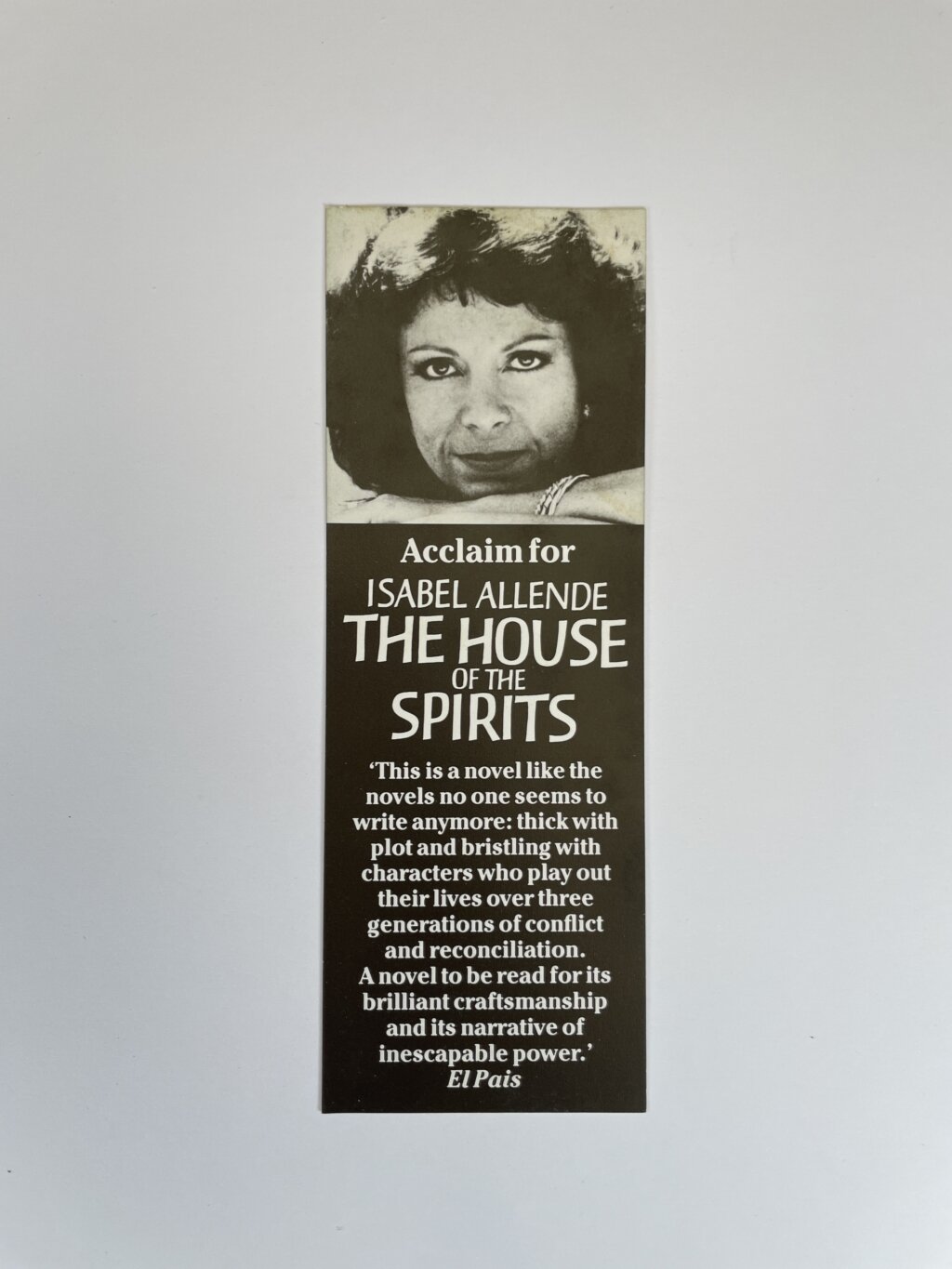 issabel allende the house of the spirits first 5