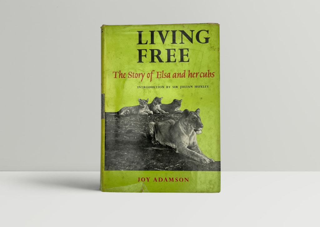 joy adamson living free first edition1