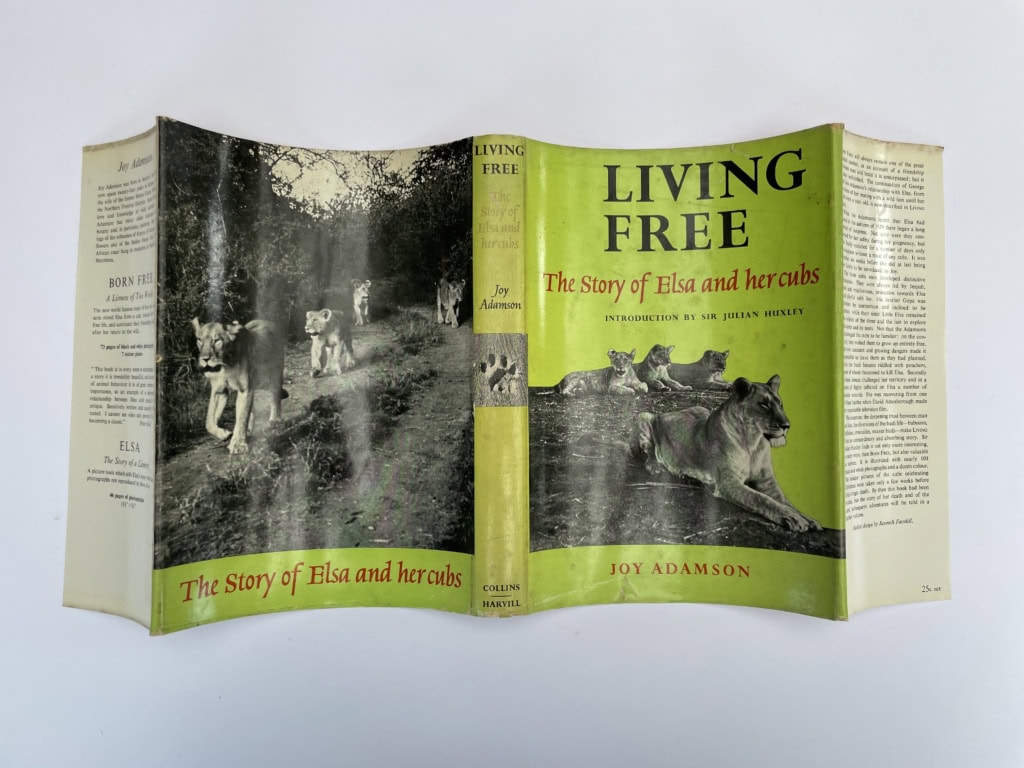 joy adamson living free first edition4