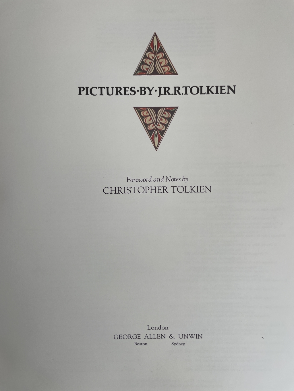 jrr tolkein pictures first ed3