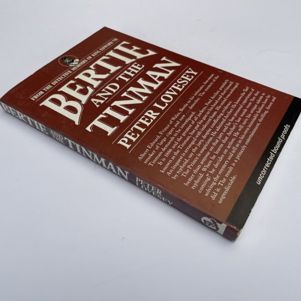 peter lovesey bertie and the tinman proof3