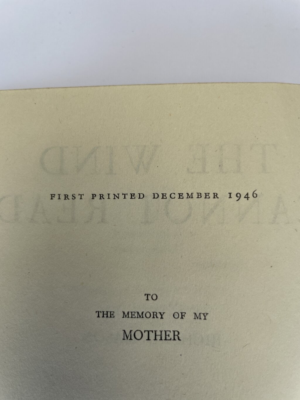 richard mason the wind cannot read first edition2
