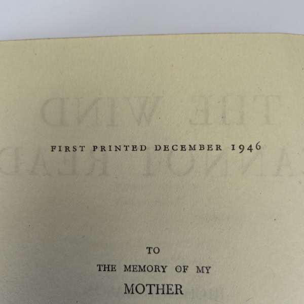 richard mason the wind cannot read first edition2