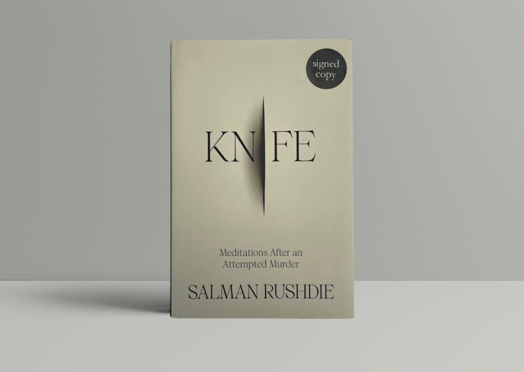 salman rushdie knife signed first 1 salman rushdie knife signed first 1