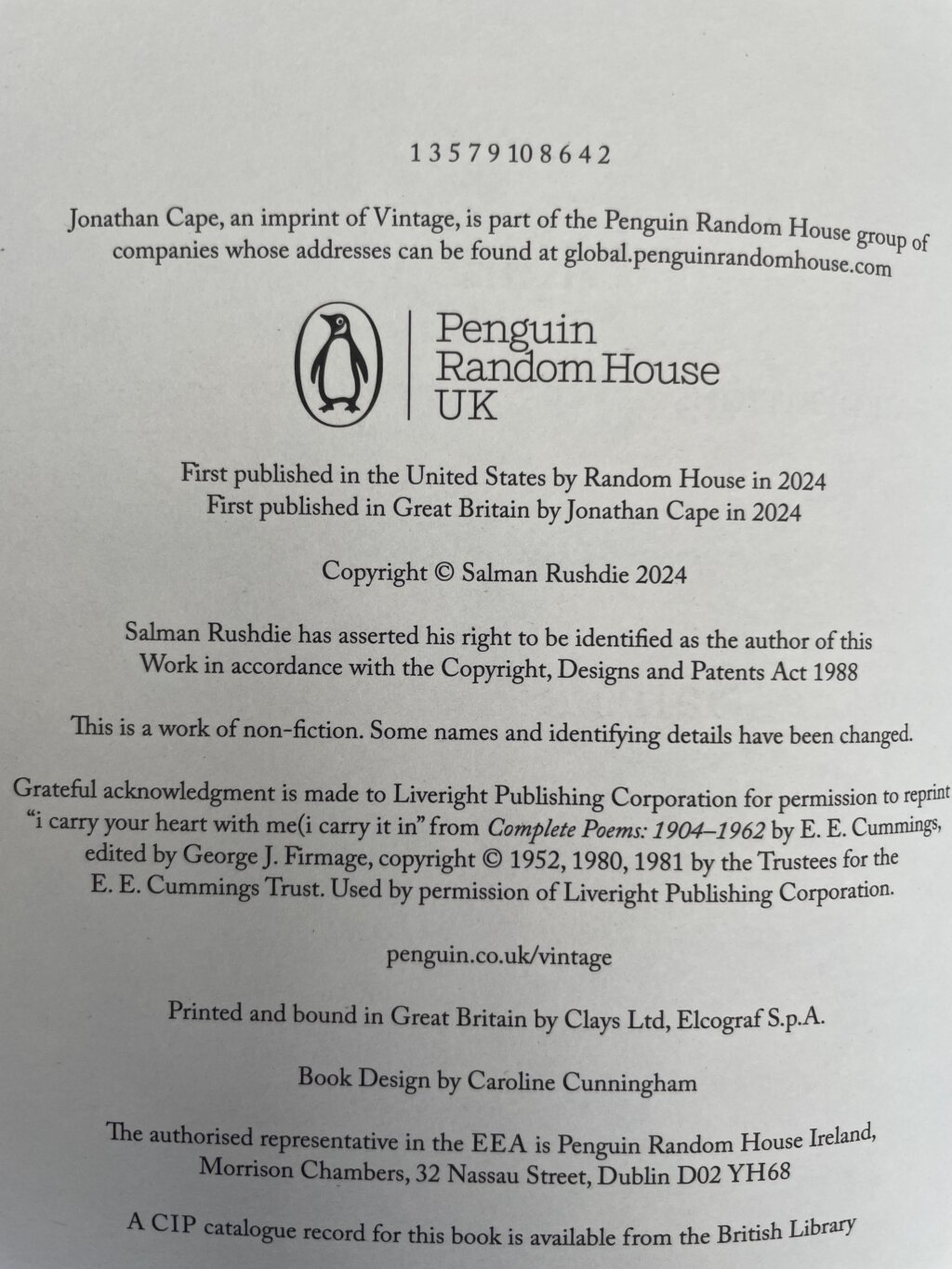 salman rushdie knife signed first 3