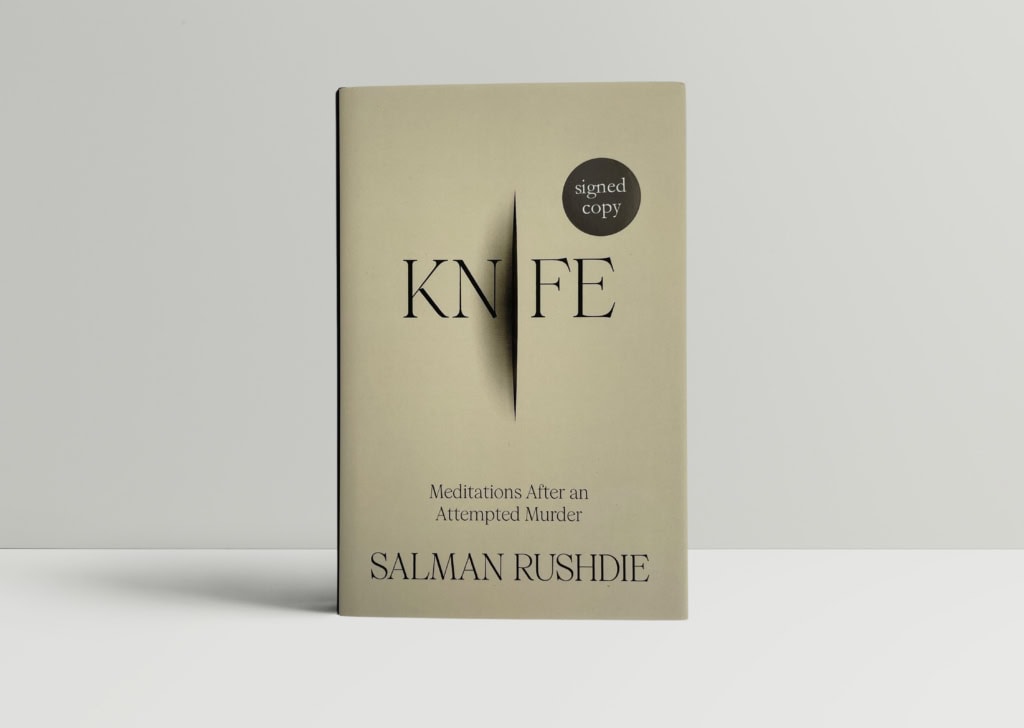 salman rushdie knife signed first ed1