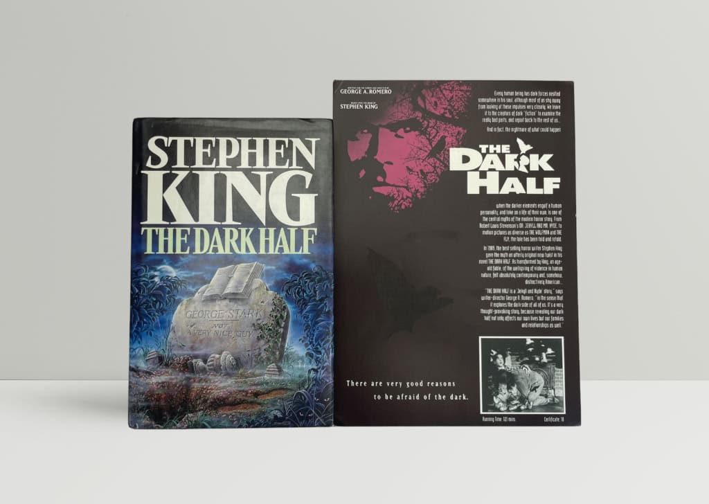 stephen king the dark half with movie poster 1 stephen king the dark half with movie poster 1