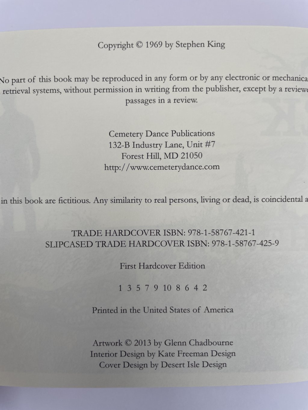 stephen king the dark man first us edi2