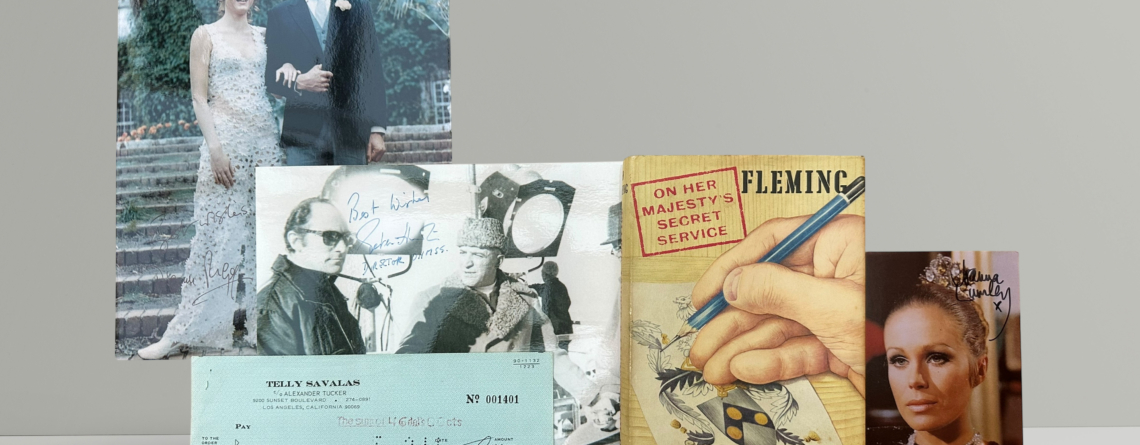 Ian Fleming - On Her Majesty's Secret Service - First Edition - With SIGNED photos