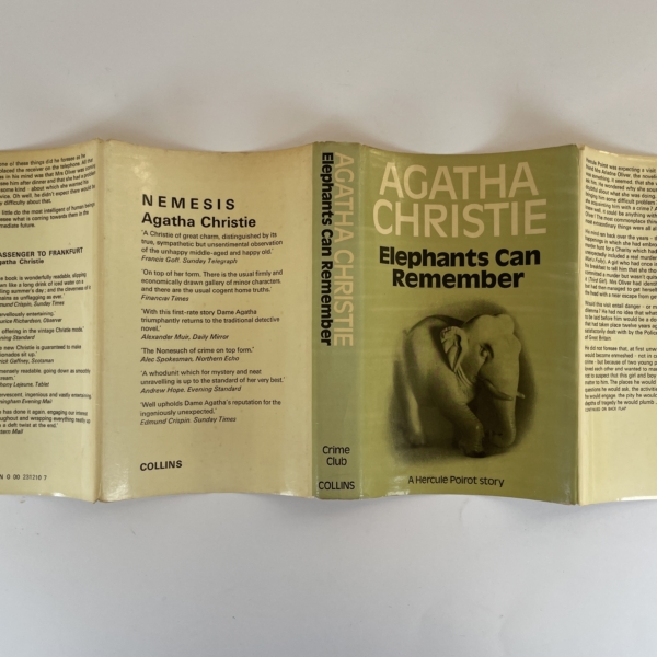 agatha christie elephants can remember 1st edition 65 4